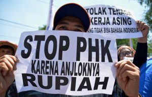 Demo korban PHK (merahputih.com)