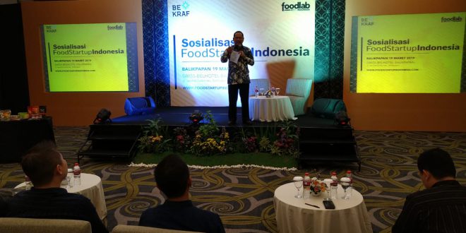 Badan Ekonomi Kreatif saat menggelar sosialisasi Food Startup Indonesia di Kota Balikpapan