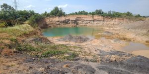 Lubang eks tambang batubara / ilustrasi