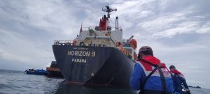 Kapal Angkut Ekspor Cangkang Sawit ke Jepang / Pemprov Kaltim