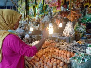 Pedagang Sembako di Pasar Pandansari / inibalikpapan