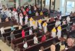 Protokol Kesehatan secara ketat yang diberlakukan dalam Misa Natal di Gereja Santa Theresia Balikpapan tahun kemarin