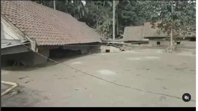 Kondisi terkini paska erupsi Gunung Semeru [Tangkapan layar Instagram/suara]