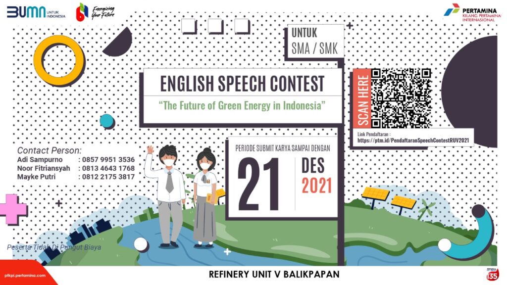 English Speech Contest Bagi Pelajar Balikpapan