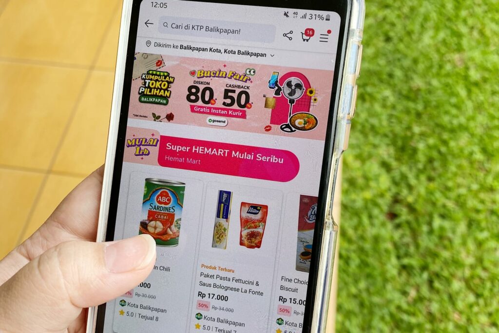 Transaksi Tokopedia (foto : IST)