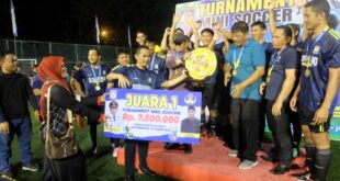 Disdikbud Juara Mini Soccer HUT Korpri ke-51 Dilingkungan Pemkot Balikpapan