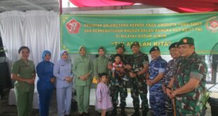 HUT TNI ke-77, Kodam VI Mulawarman Berbagi ke Panti Asuhan