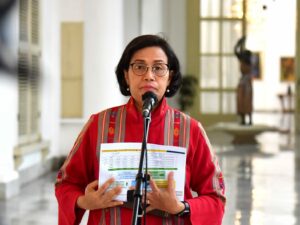 Menteri keuangan Sri Mulyani / Sekretariat Presiden