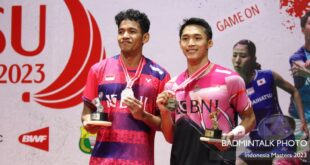 Indonesia Raih Dua Gelar di Badminton Indonesia Master 2023