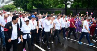 Kick Off Keketuan ASEAN Indonesia 2023, Presiden Jokowi Bersepeda dan Jalan ke Bundaran HI