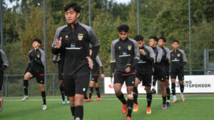 Skuat Timnas U-17 Indonesia menjalani latihan / PSSI