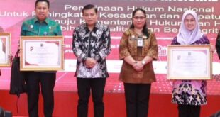Kanwil Kaltim Raih Penghargaan Kategori Prasaja, Kinerja Penyelenggaraan Bantuan Hukum Terbaik Di Daerah