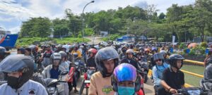 Antrian di Pelabuhan Karingau Balikpapan / ist / inibalikppapan