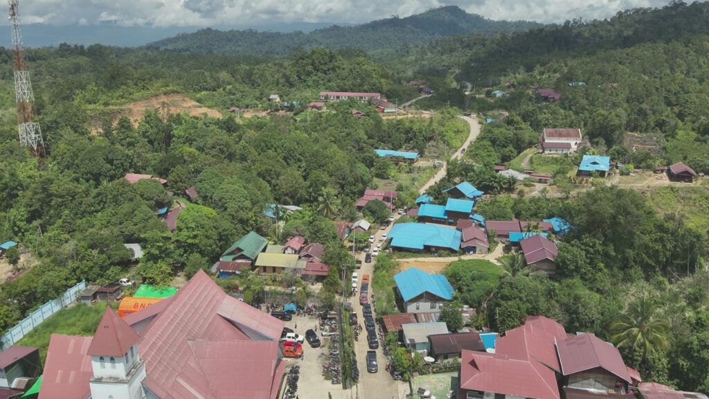 Saat banjir besar yang melanda Mahakam Ulu / IST / inibalikpapan