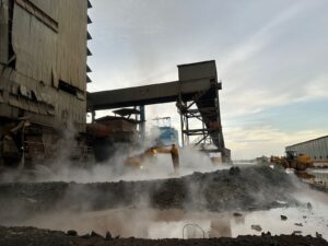 Pasca ledakan di Smelter Nikel PT Kalimantan Ferro Industry (KFI) Sanga-sanga Kutai Kertanegara (Kukar) / inibalikpapan