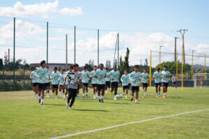 Skuat Timnas U-20 Indonesia saat berlatih