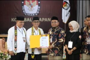 Pasangan Rahmad Mas'ud - Bagus Susetyo Wali Kota dan Wakil Wali Kota Balikpapan terpilih yang akan dilantik