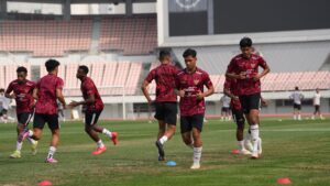Pemain Timnas U-20 Indonesia fokus berlatih / PSSI