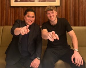 Ketua Umum PSSI Erick Thohir dan Ole Romeny / dok pribadi Erick Thohir