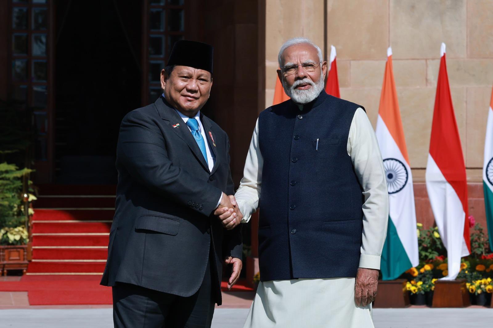 Presiden Prabowo Subianto, bersama Perdana Menteri India, Narendra Modi / twitter Prabowo