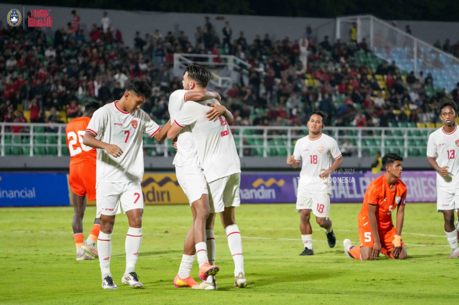 Timnas U-20 Indonesia menang 4-0 atas India dalam Mandiri Challenge Series 2025