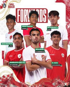 Penyerang Timnas U-20 Indonesia yang dibawa ke Piala Asia / PSSI