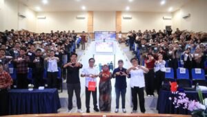 Telkomsel menggandeng Institut Teknologi Kalimantan (ITK) gelar Seminar Edukasi “Speak with Impact, Market with Strategy: Pelatihan Public Speaking dan Digital Marketing dalam Meningkatkan Daya Saing Talenta Muda Digital” pada hari Sabtu (22/2) di Auditorium Gedung A ITK