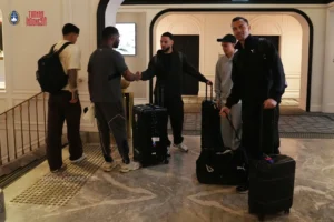 Emil Audero dan Joey Pelupessy tiba lebih dulu di Sydney pada Selasa dini hari waktu setempat / PSSI