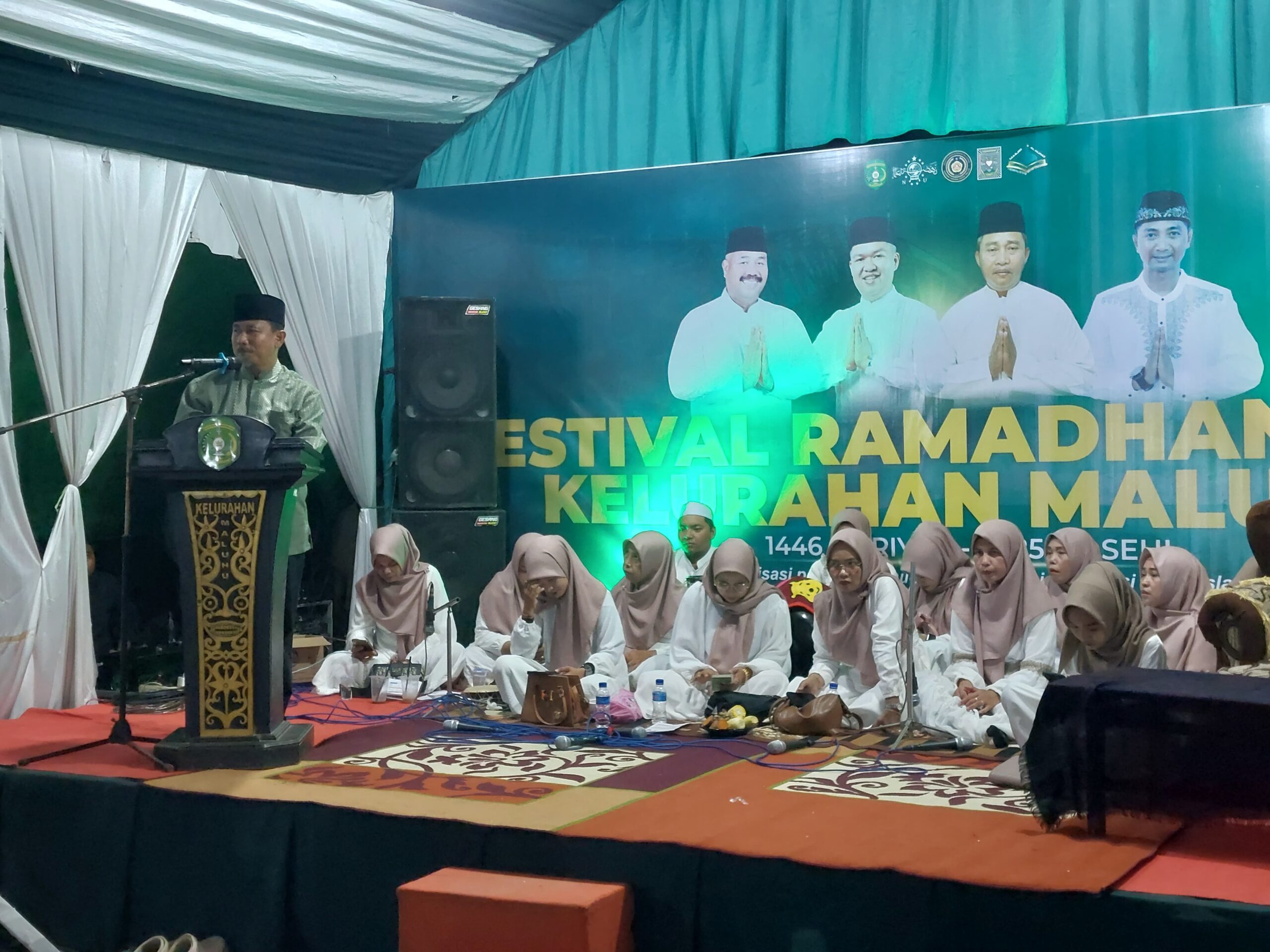 Festival Ramadan Kelurahan Mahulu ini berlaangsung di Masjid Al Hijrah, Kelurahan Maluhu, Kamis (6/3) malam.