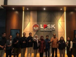 Komite Keselamatan Jurnalis (KKJ) Indonesia menemui Ketua dan Wakil Ketua Lembaga Perlindungan Saksi dan Korban (LPSK) di Jakarta Timur pada Rabu, (26/3/2025)