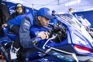 Pembalap muda berbakat Yamaha Racing Indonesia, Arai Agaska