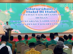 Bupati Kuakr menggelar halal bihalal dan silaturahmi bersama PCNU Kukar.