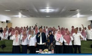 acara pelepasan purna tugas Kepala Dinas Kearsipan dan Perpustakaan (Diarpus) Kutai Kartanegara, Hj. Aji Lina Rodiah, S.E.,