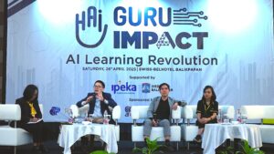 HaiGuru Impact: AI Learning Revolution di Swiss-Belhotel Balikpapan, Sabtu (26/4/2025).