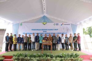 Peresmian gedung rawat inap RS Pertamina Tanjung yang berlangsung pada Kamis (24/4).