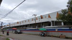 Pembangunan Ruang Terbuka Hijau (RTH) Pasar Tangga Arung.