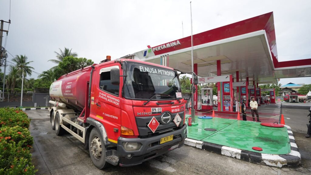 Truk tangki PT Pertamina Patra Niaga Region Kalimantan