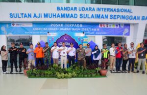 Posko Terpadu Angkutan Udara Lebaran 2025 di Bandar Udara Internasional Sultan Aji Muhammad Sulaiman (SAMS) Sepinggan Balikpapan resmi ditutup pada Jumat (11/4/2025)