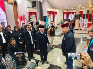 Bupati Kutai Kartanegara, Edi Damansyah, resmi melantik pengurus Badan Pembina Olahraga Pelajar Seluruh Indonesia (BAPOPSI) dan National Paralympic Committee of Indonesia (NPCI) Kukar periode 2025–2029