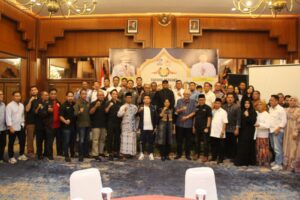 Halal Bihalal Pengurus Cabang Keluarga Olahraga Tarung Derajat (KODRAT) Balikpapan di Hotel Grand Senyiur, Sabtu (26/4/2025).