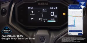 teknologi digital Yamaha lewat aplikasi Y-Connect alias Yamaha Motorcycle Connect.