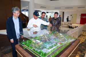 Duta Besar Republik Rakyat Tiongkok untuk Indonesia, HE Wang Lutong, ke Ibu Kota Nusantara (IKN) didampingi Ketua Kamar Dagang Tiongkok di Indonesia, Sun Shangbin / Otorita IKN