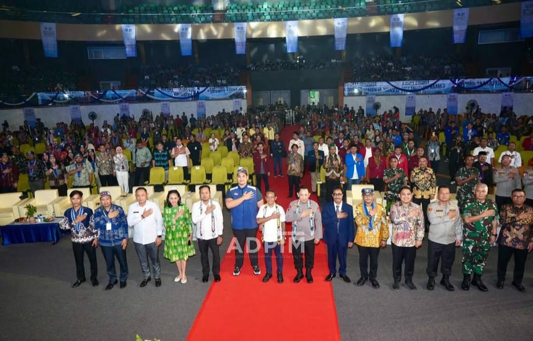 Kongres XXXIX Gerakan Mahasiswa Kristen Indonesia (GMKI) yang digelar di Plenary Hall Kompleks Gelora Kadrie Oening, Samarinda, pada Sabtu, 17 Mei 2025 / Pemprov Kaltim