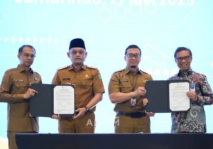 Wakil Gubernur Kaltim Seno Aji membuka Sosialisasi SP2D Online dan Peluncuran Seven Days Service (SDS)—layanan pencairan SP2D