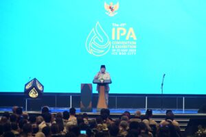 Pembukaan oleh Presiden Prabowo dalam ajang tahunan The 49th Indonesia Petroleum Association Convention and Exhibition (IPA Convex) 2025 di ICE BSD, Tangerang, Rabu (22/5). Foto: Ist