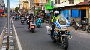 Komunitas pengguna Yamaha Fazzio Tarakan tancap gas bersama dalam acara Gathering & Rolling City,