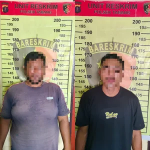 Dua pelaku yang diamankan / Polda Kaltim