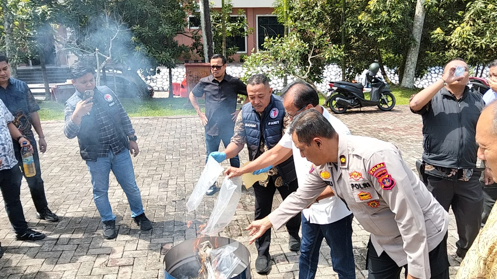 Pemusnahan sabu seberat 40 Kg oleh Polda Kaltim