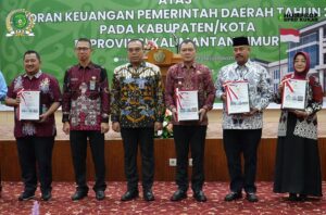 Pemerintah Kabupaten Kutai Kartanegara meraih opini Wajar Tanpa Pengecualian (WTP) atas Laporan Keuangan Pemerintah Daerah (LKPD) Tahun Anggaran 2024.