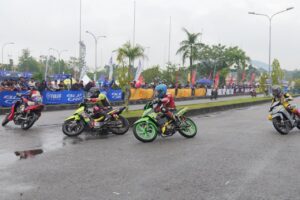 Yamaha Cup Race (YCR) 2025 seri pertama yang berlangsung di Sport Centre Rumbai, Pekanbaru, Riau, 17-18